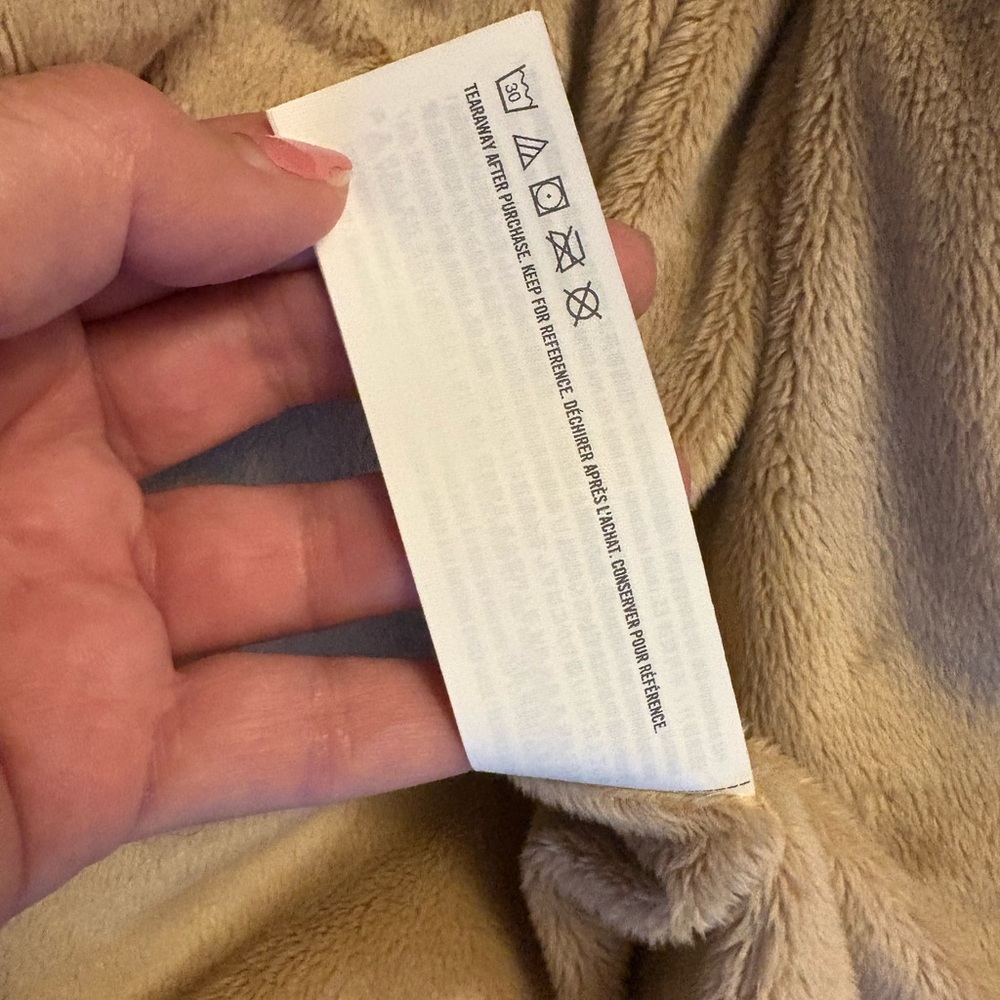 Abercrombie Faux Fur Jacket in Beige - Picture 5 of 7